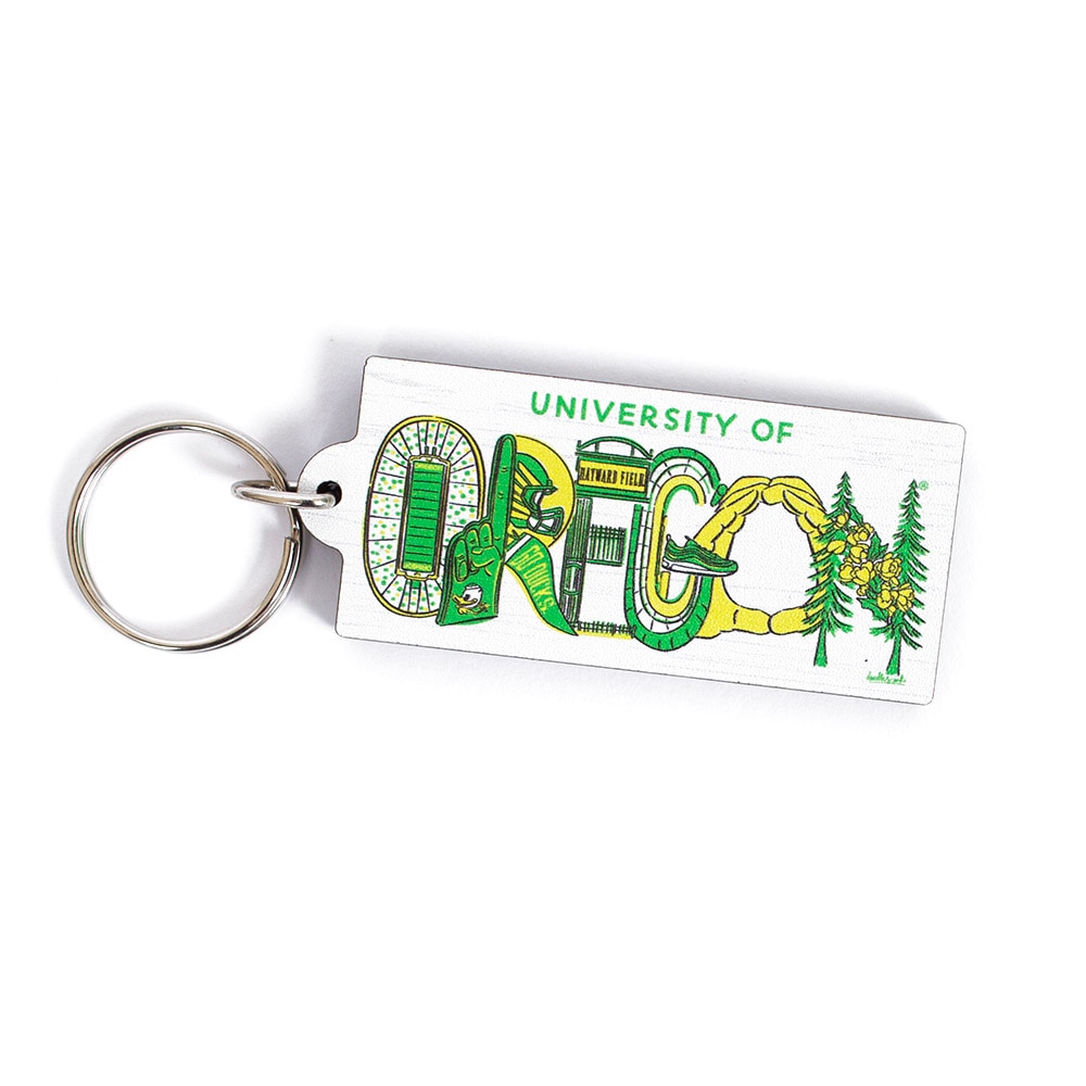 Ducks Spirit, Neil, White, Keychain/Keytag, Wood, Home & Auto, Regina Artwork, 975790